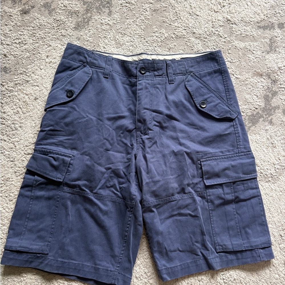 Banana Republic Navy Blue Cargo Shorts Size 31